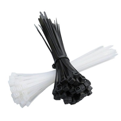 Cable Organizer 4.8*450mm Promotion Black Plastic Nylon Cable Tie Cable Tidy